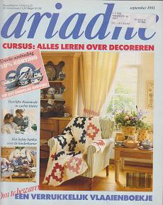 Ariadne Maandblad 1991 Nr. 9 September + Antieke Merklap